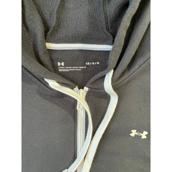 Under Armour women’s rival full zip hoodie size LARGE - Picture 2 of 2
